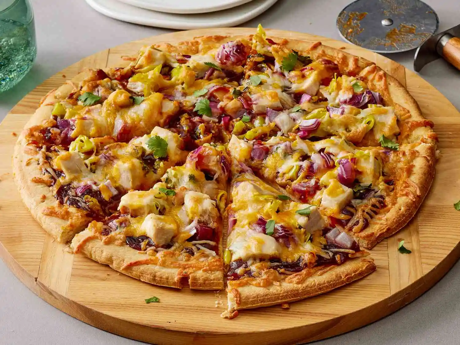Delicious BBQ Chicken pizza in Calgary, AB